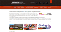 Desktop Screenshot of broughtonparish.org.uk
